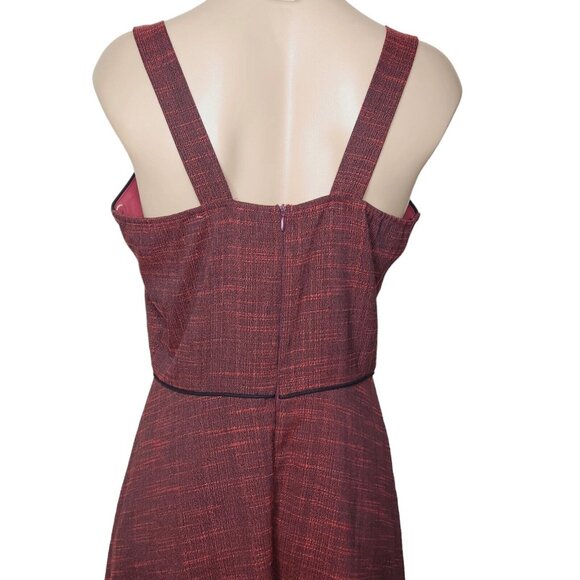 Red and Black Pinup Sheath Dress Size Medium - Picture 10 of 11